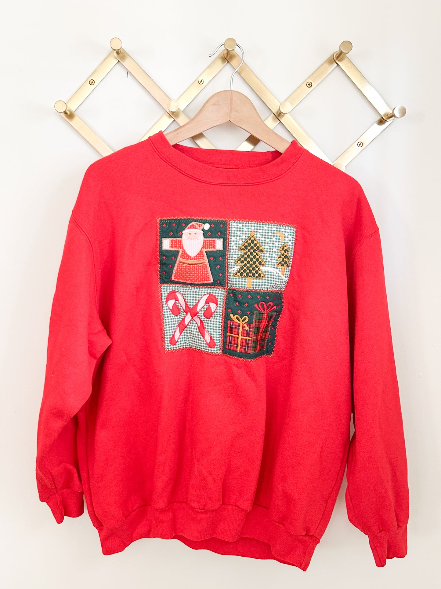 Quilted Christmas Sweatshirt