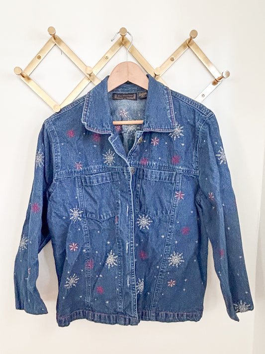 Snowflake Denim Jacket